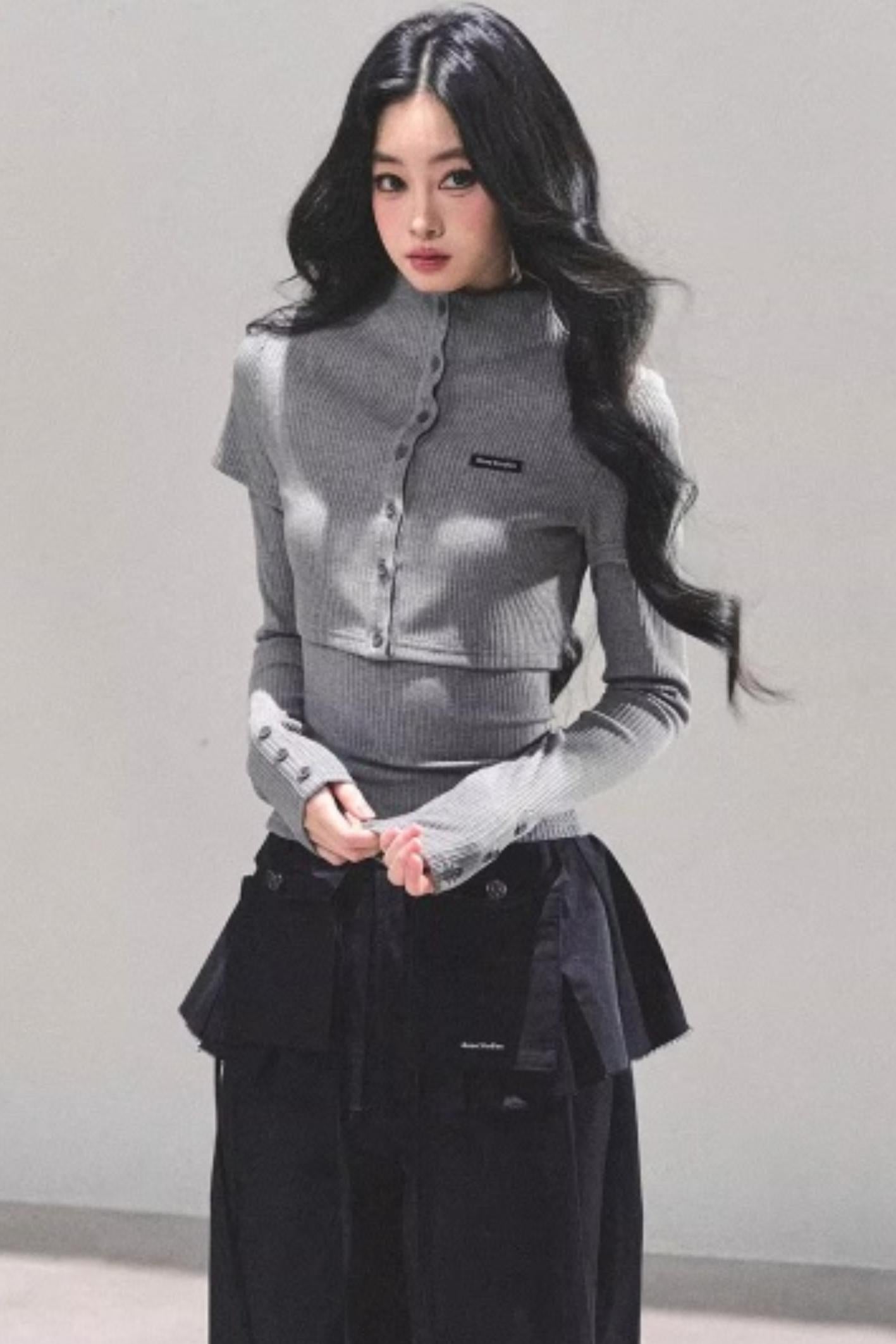 Soft Fall Knitted Top Two Piece Set