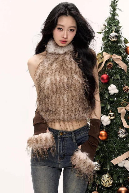 Dark Chocolate Knit Vest