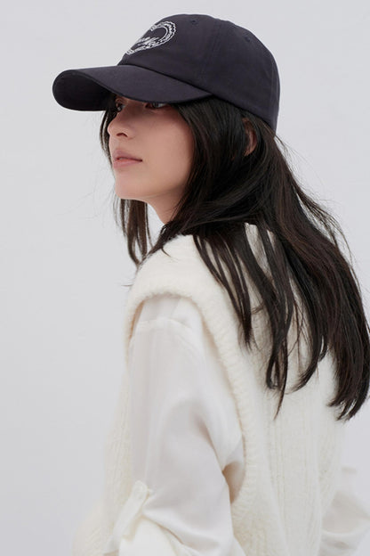 Fashionable Love Letter Embroidered Cap