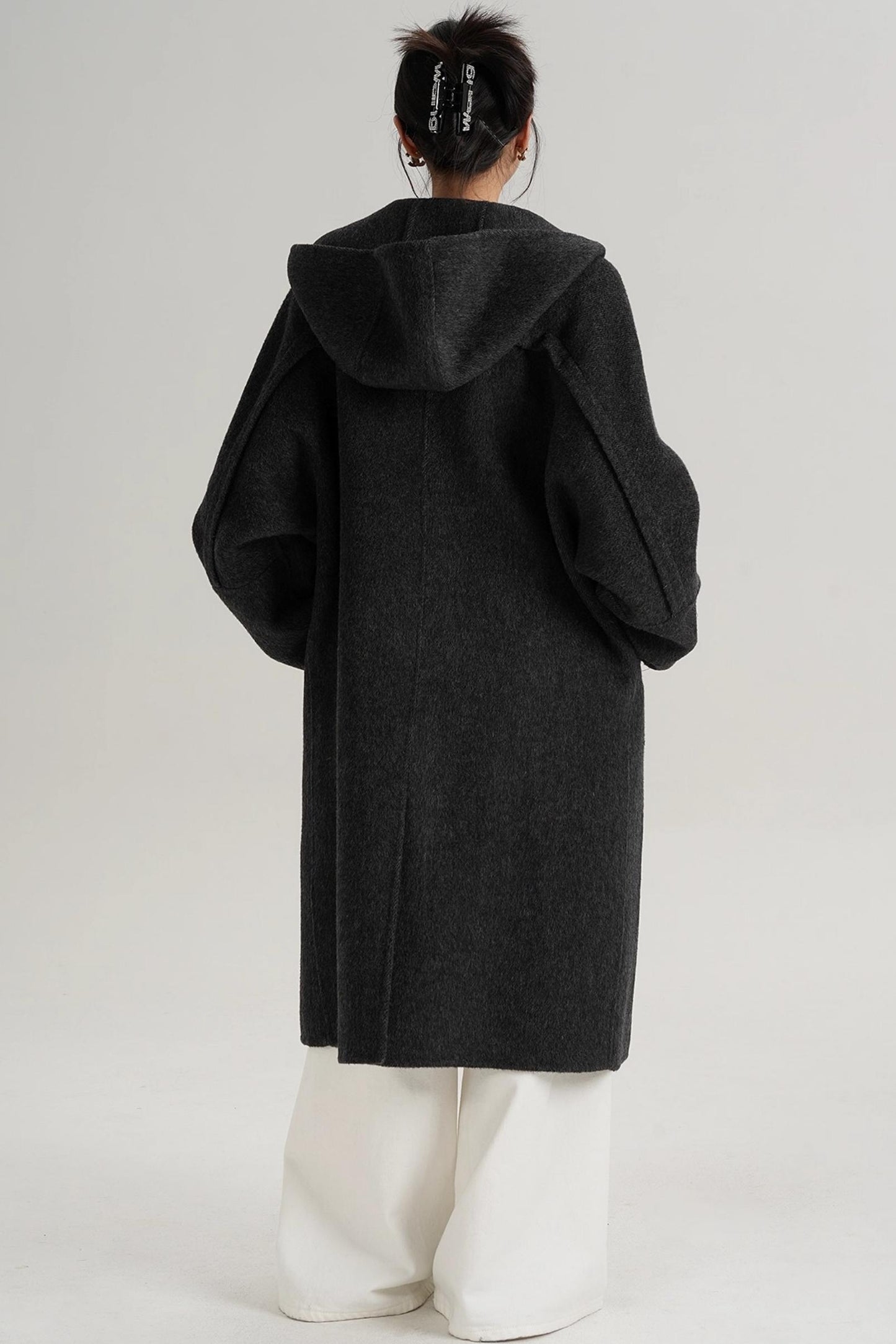 Temperament Long Wool Jacket