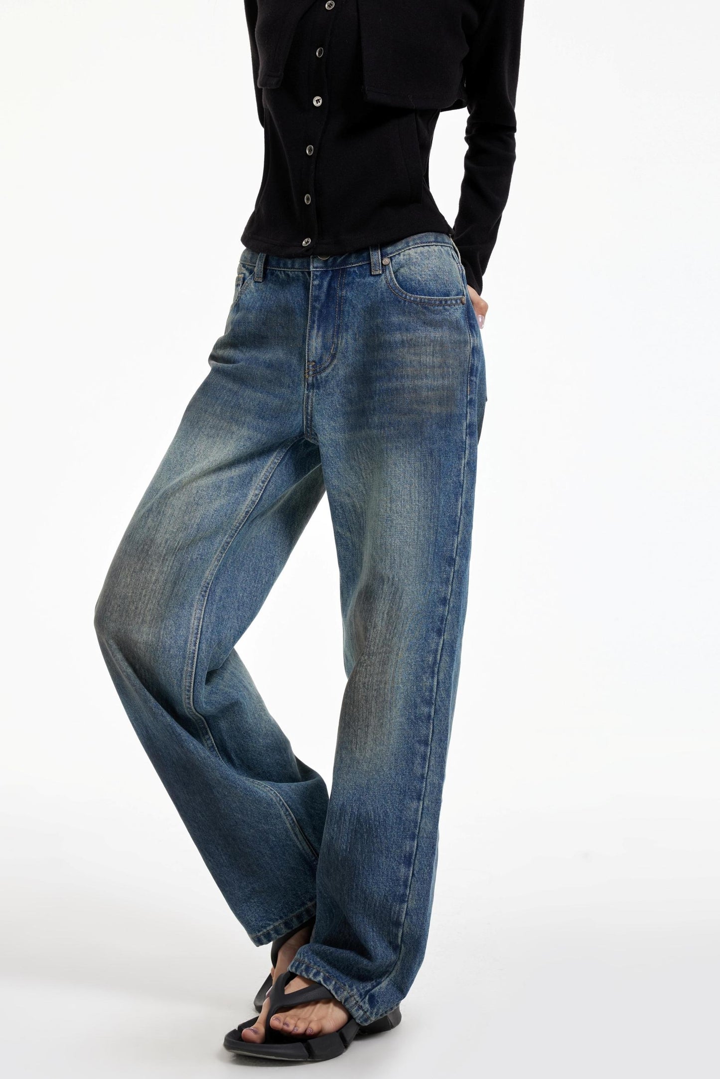 Slim Vintage Pocket Trousers