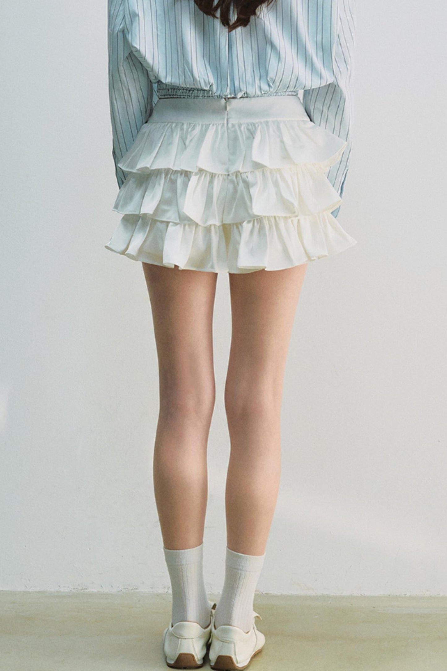 Elegant White Ballet Skirt