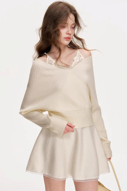 Romantic Lace Knit Top