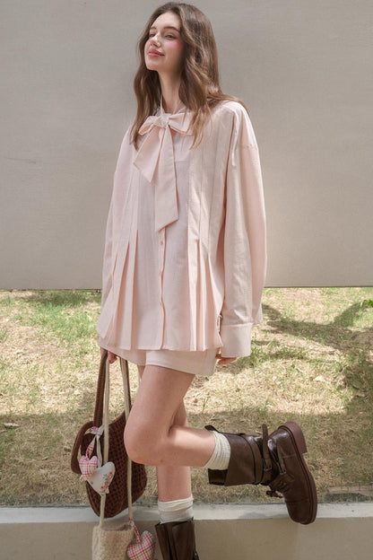 Pink Bow Shirt set-Up