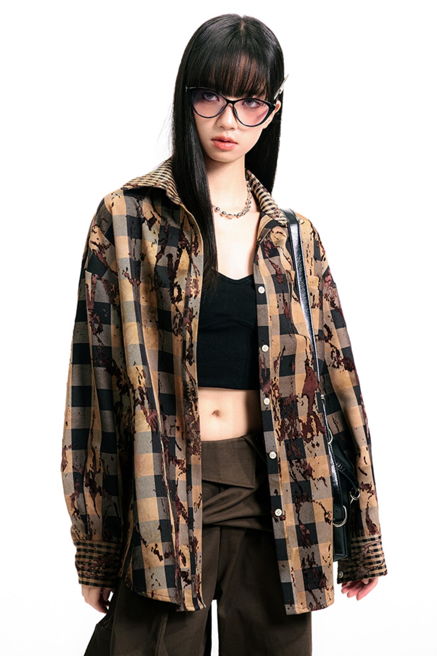 Vintage Ink Plaid Shirt