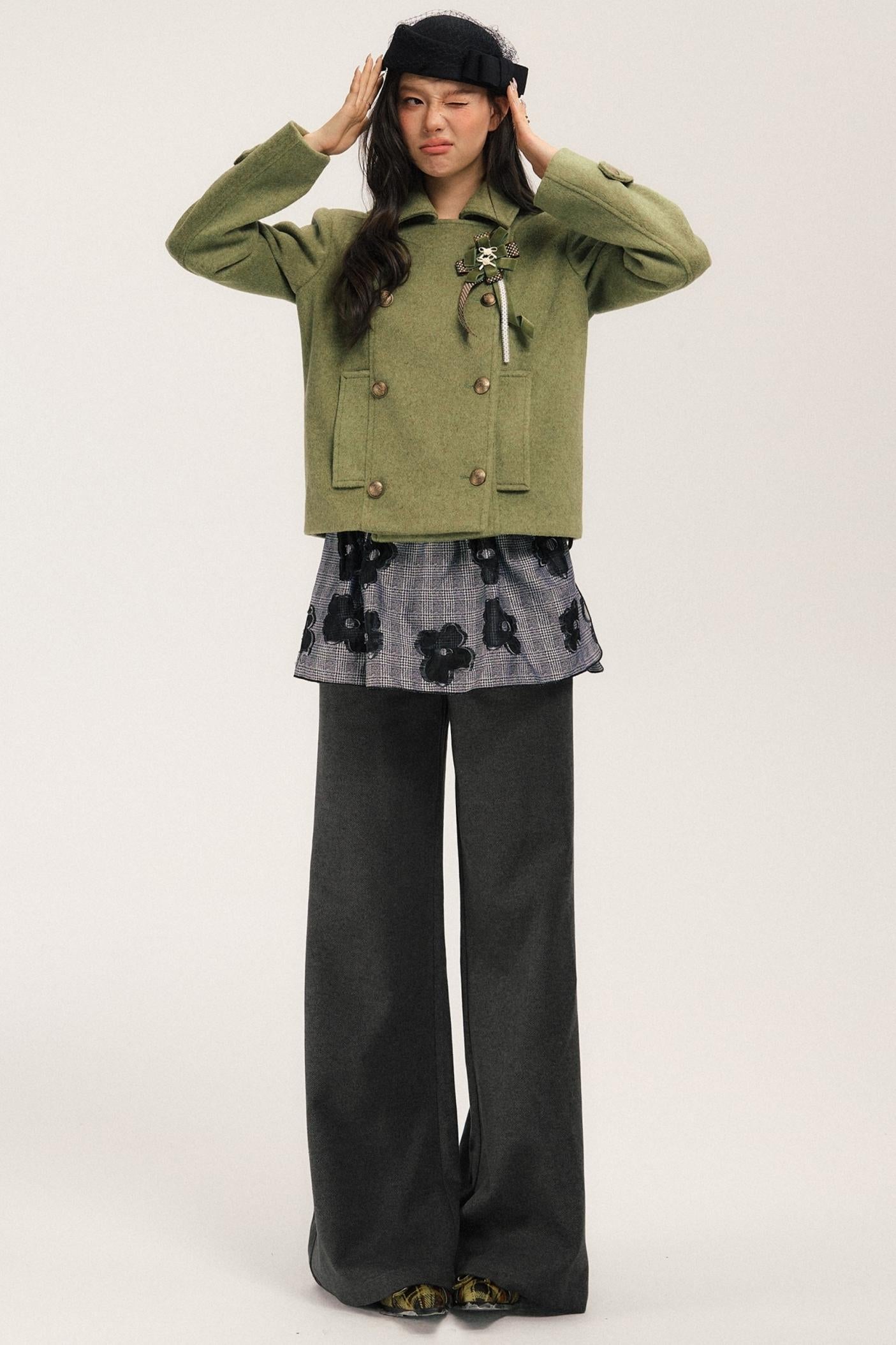 Versatile Lace-up Waist Skirt