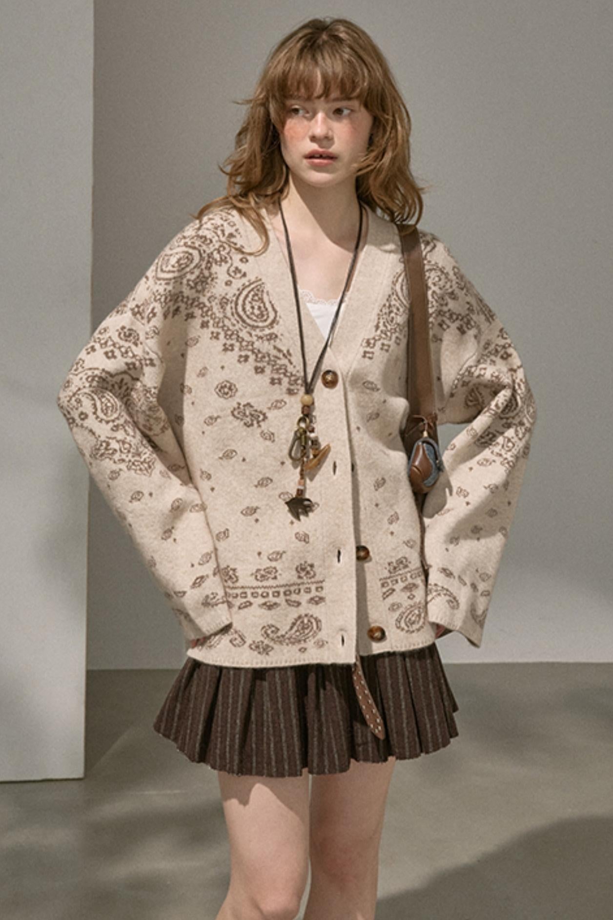 Winter Tweed Puffy Short Skirt