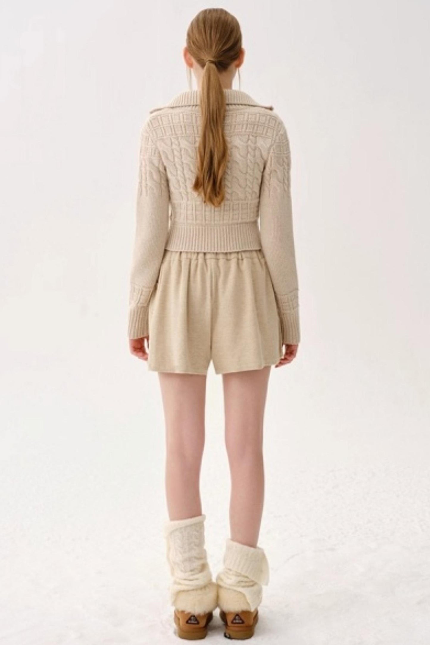 Corduroy Knit Shorts