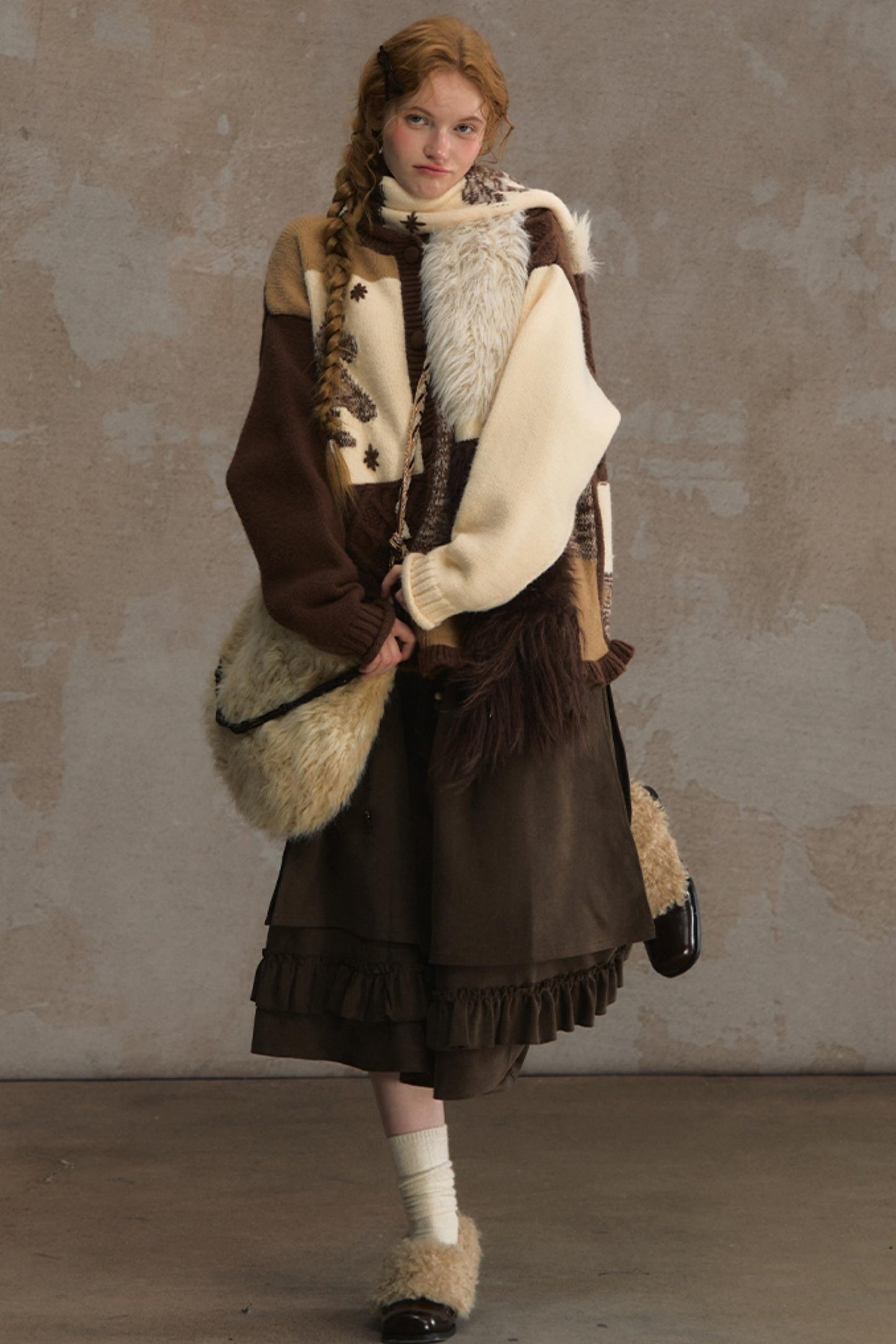 Wilderness Floral Jacquard Scarf