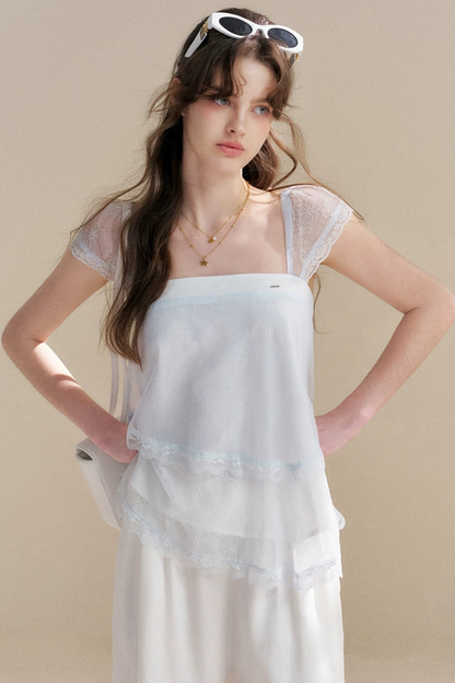 French Lace Irregular Camisole