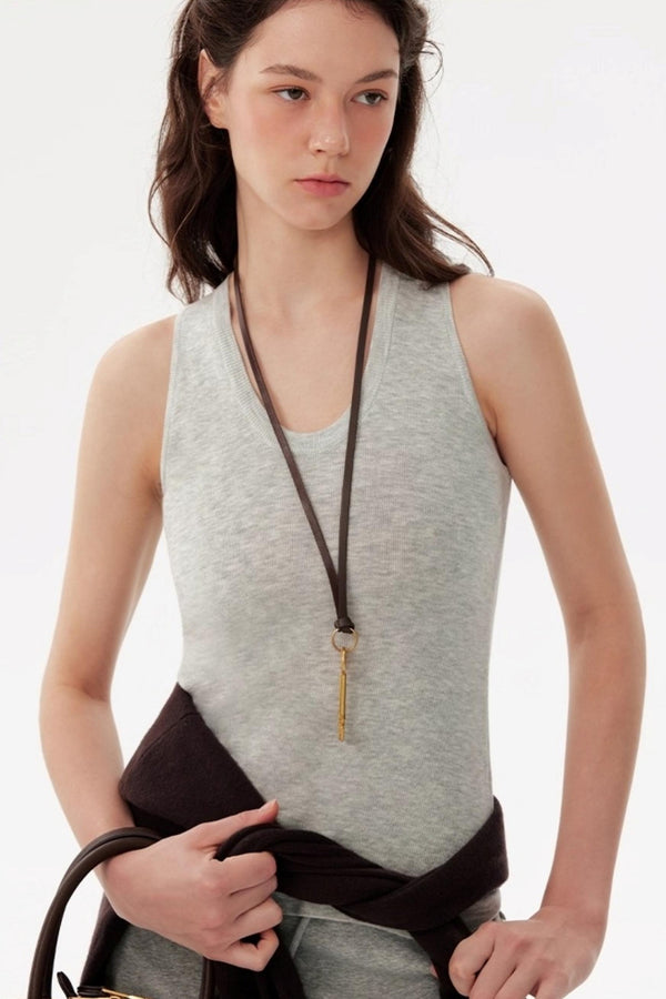 Versatile Wool Sleeveless Base Top