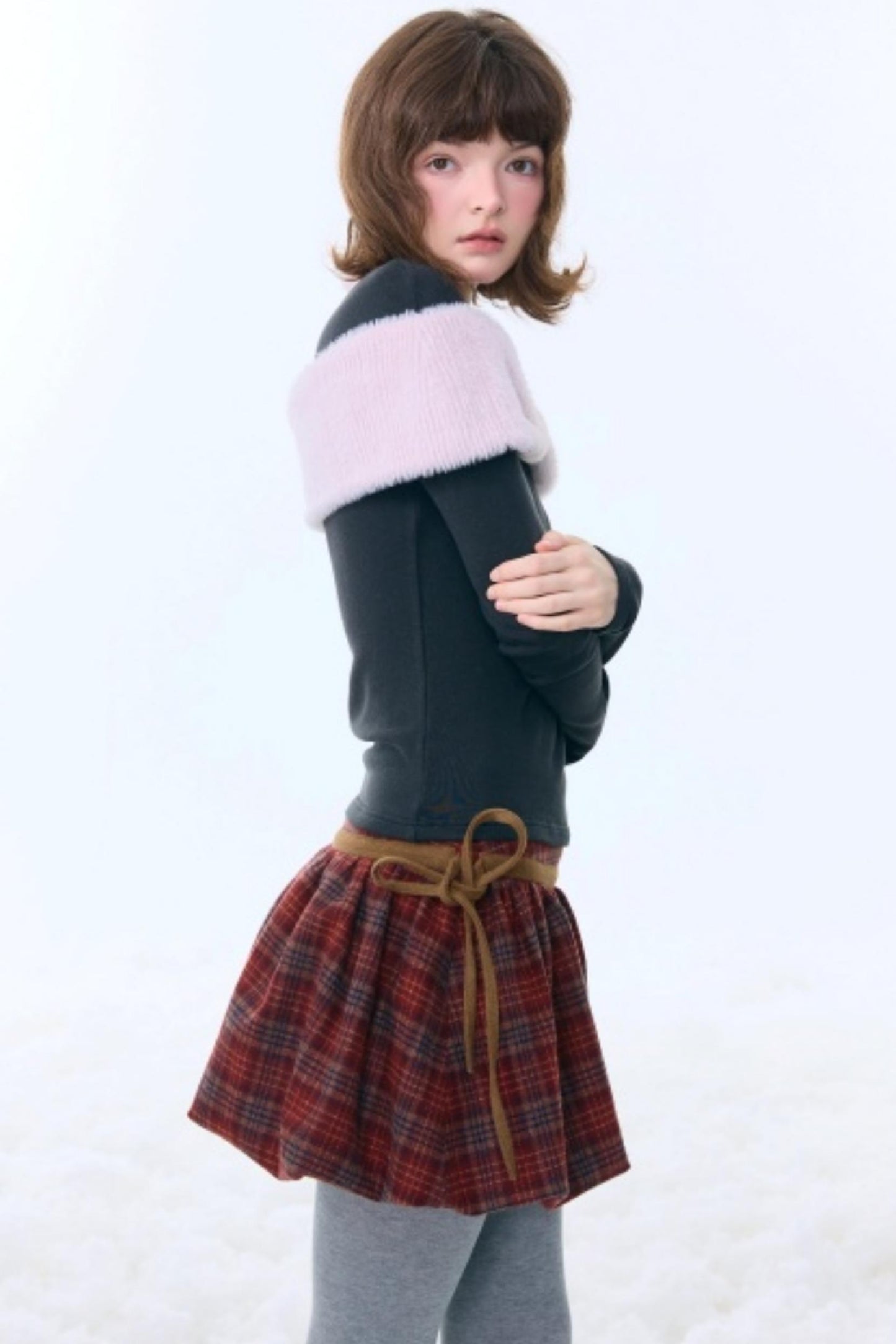 Bow-Knot Knitted Halter Top