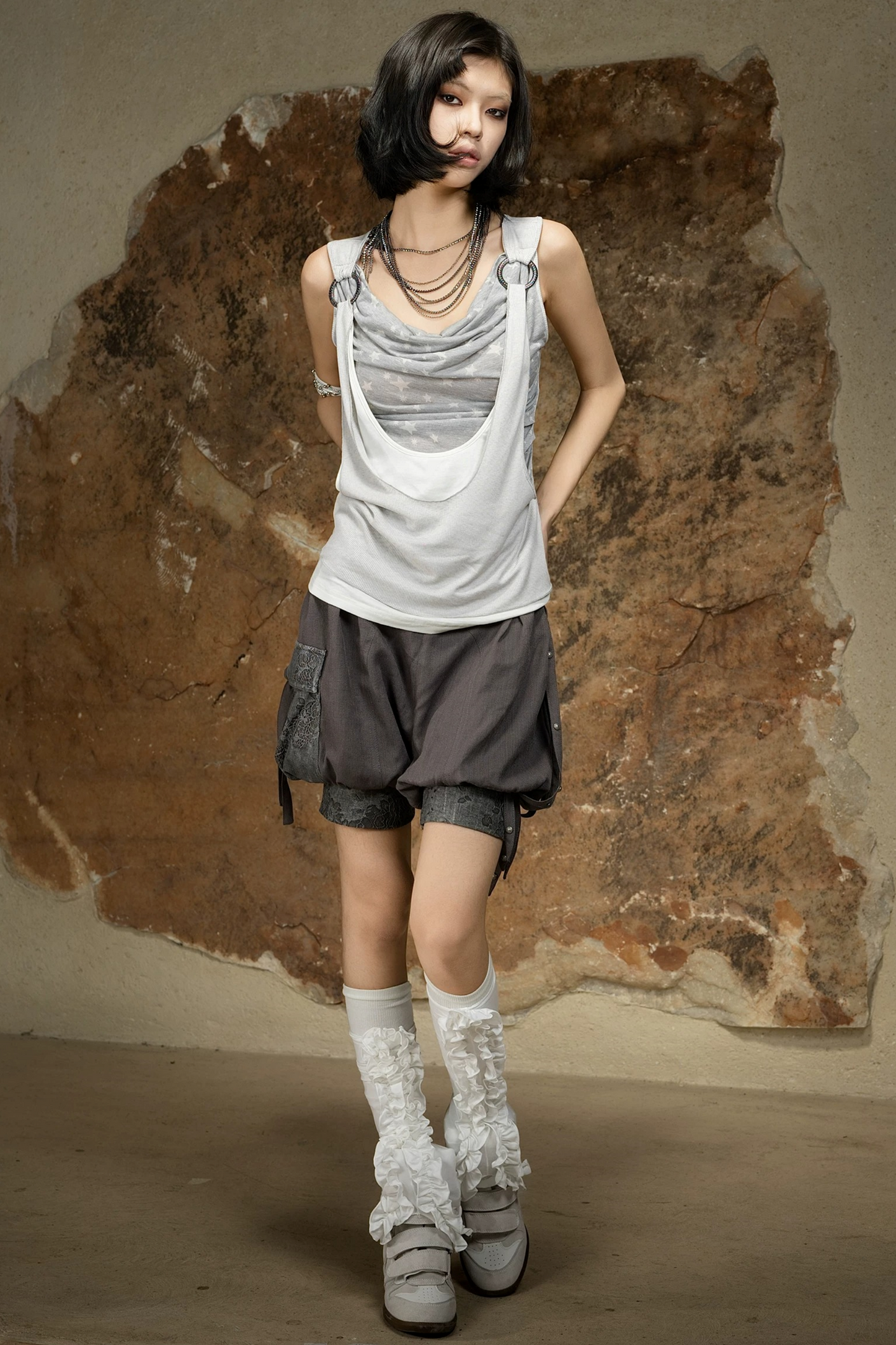 Asymmetrical Retro Vest