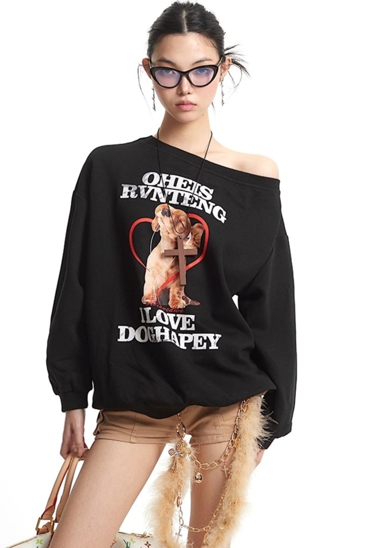 Vintage Lazy Sweatshirt