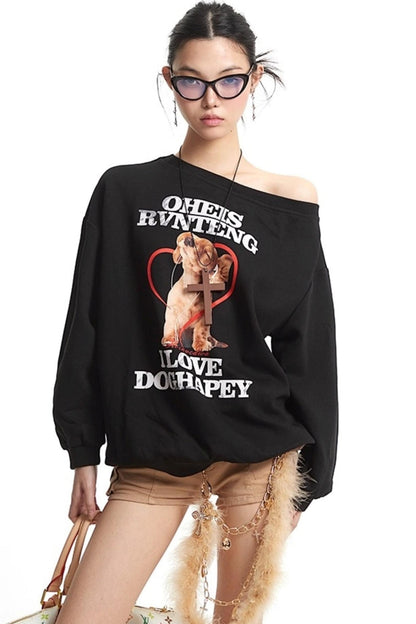 Vintage Lazy Sweatshirt