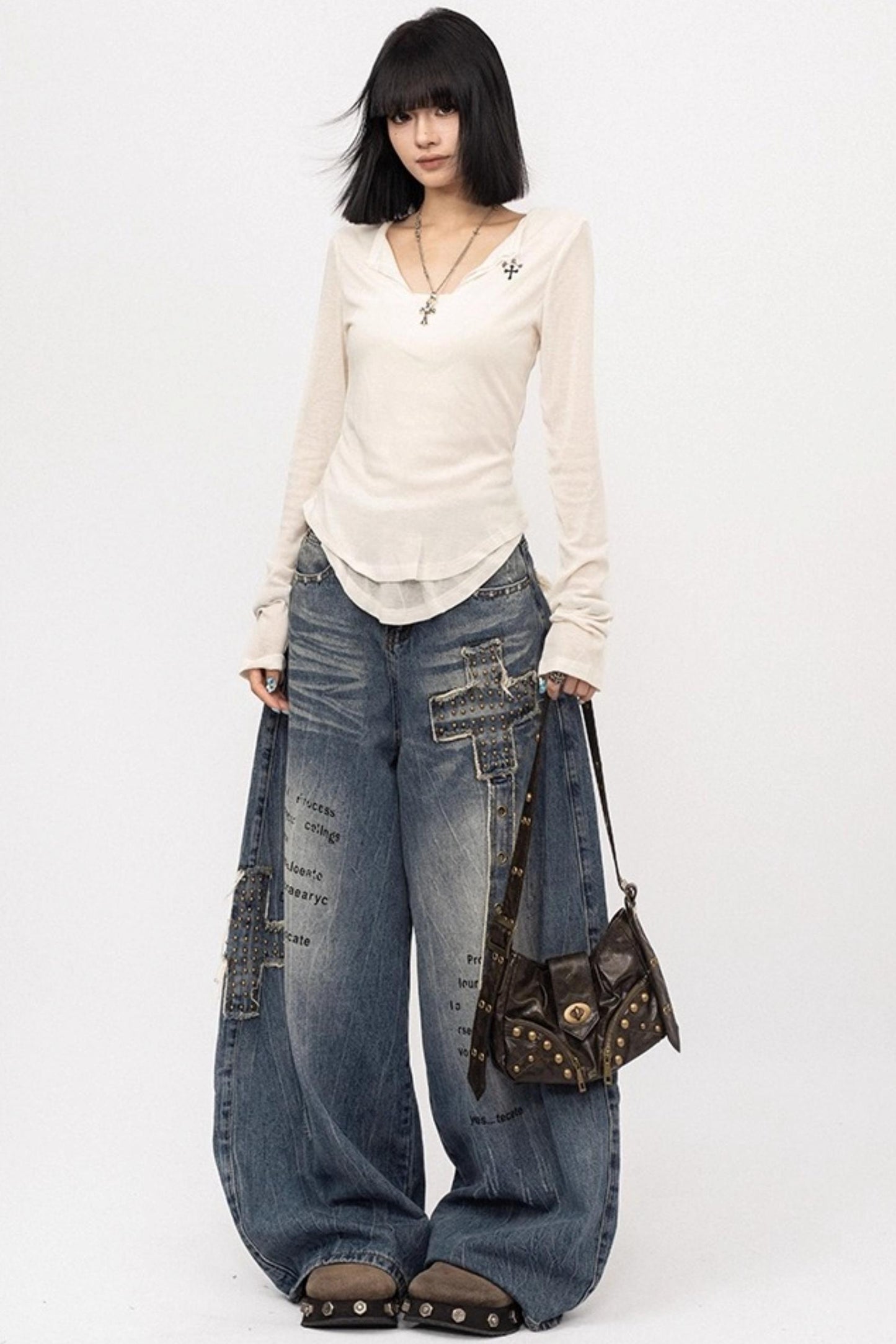 Spice Girl Black Long Sleeve Shirt