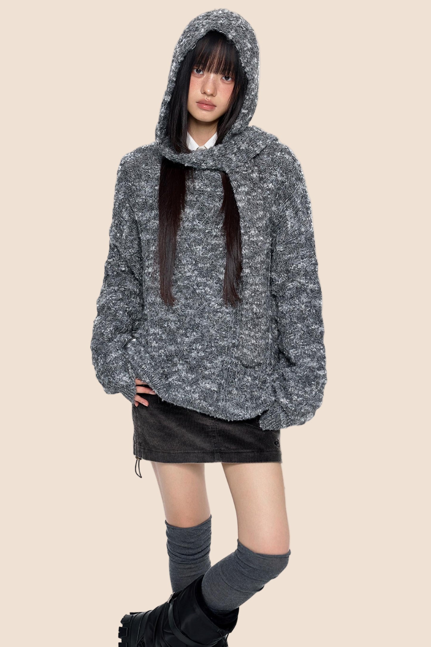 Vintage Knitted Top & Hat Set