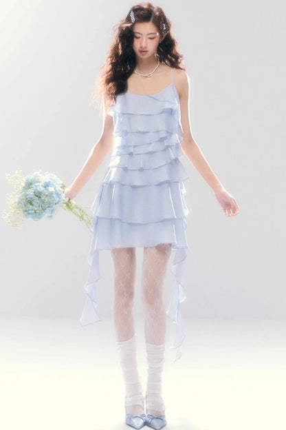 Three-Dimensional Ruffle Dress