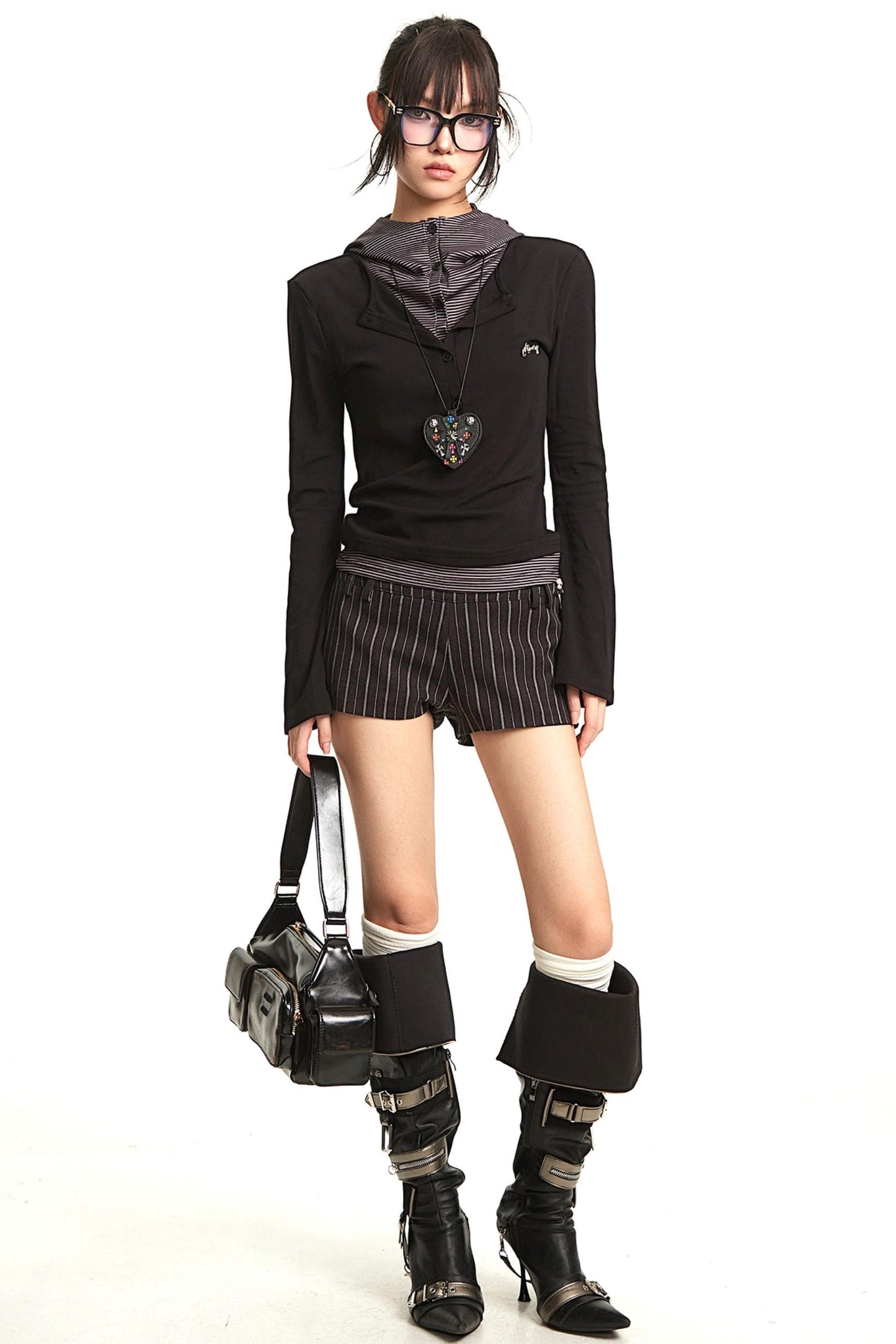 Vintage Polka Dot Long Sleeve T-Shirt