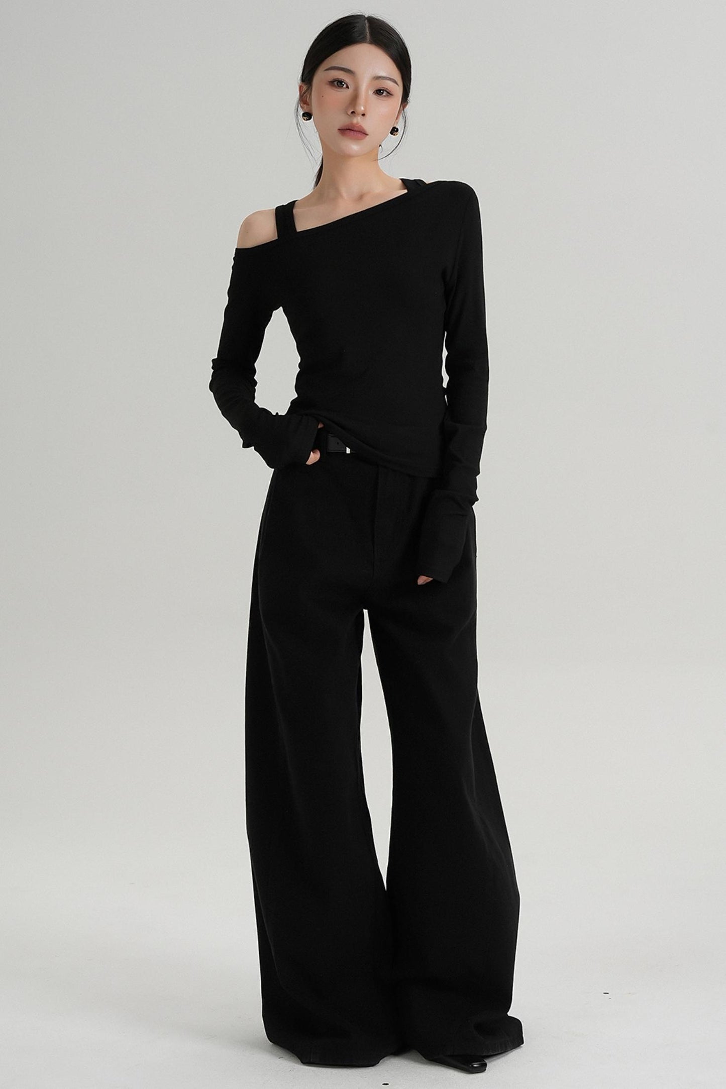 Long Sleeves Layered T-Shirt Set