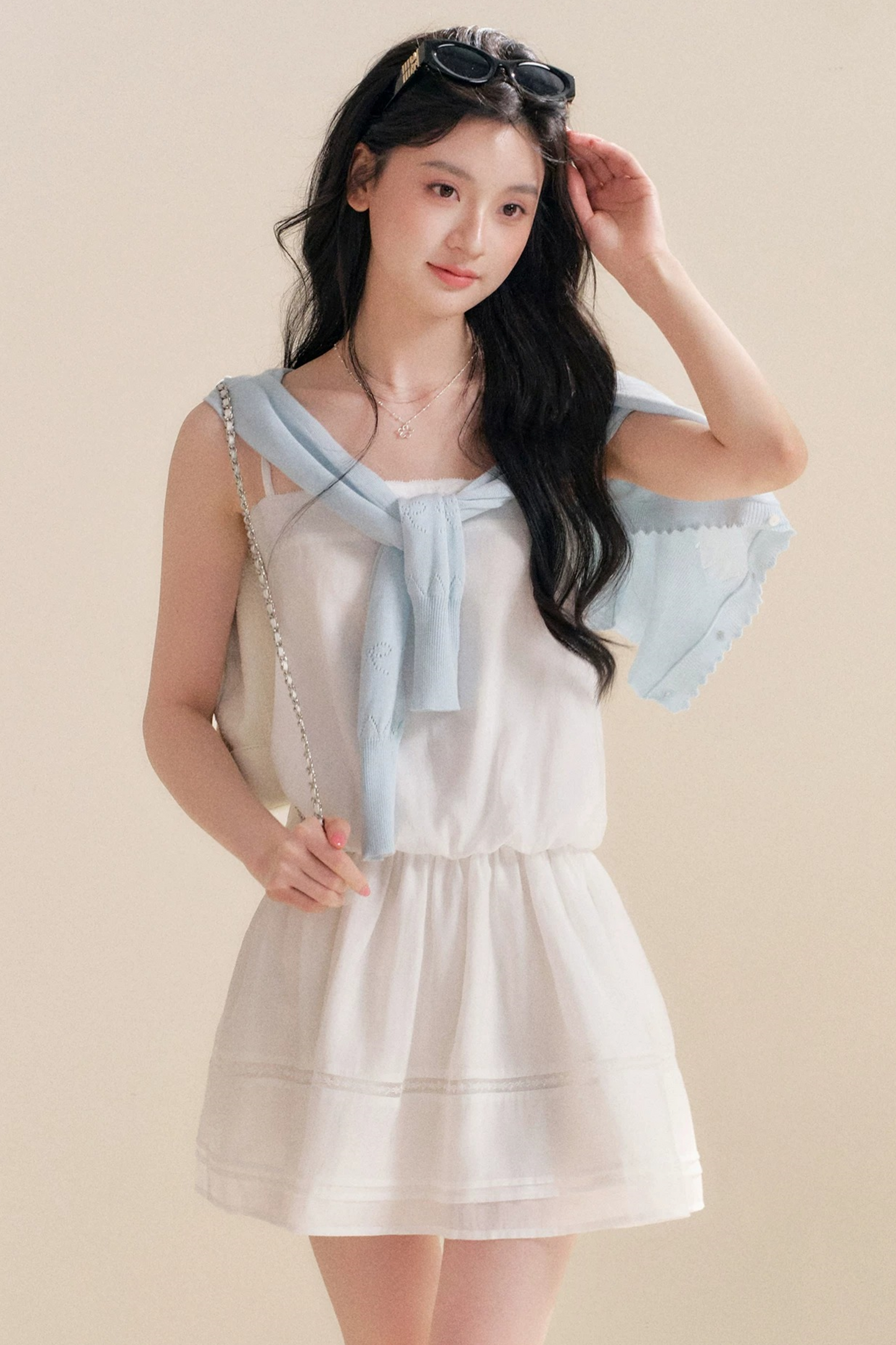Tencel Lace Patchwork Dress