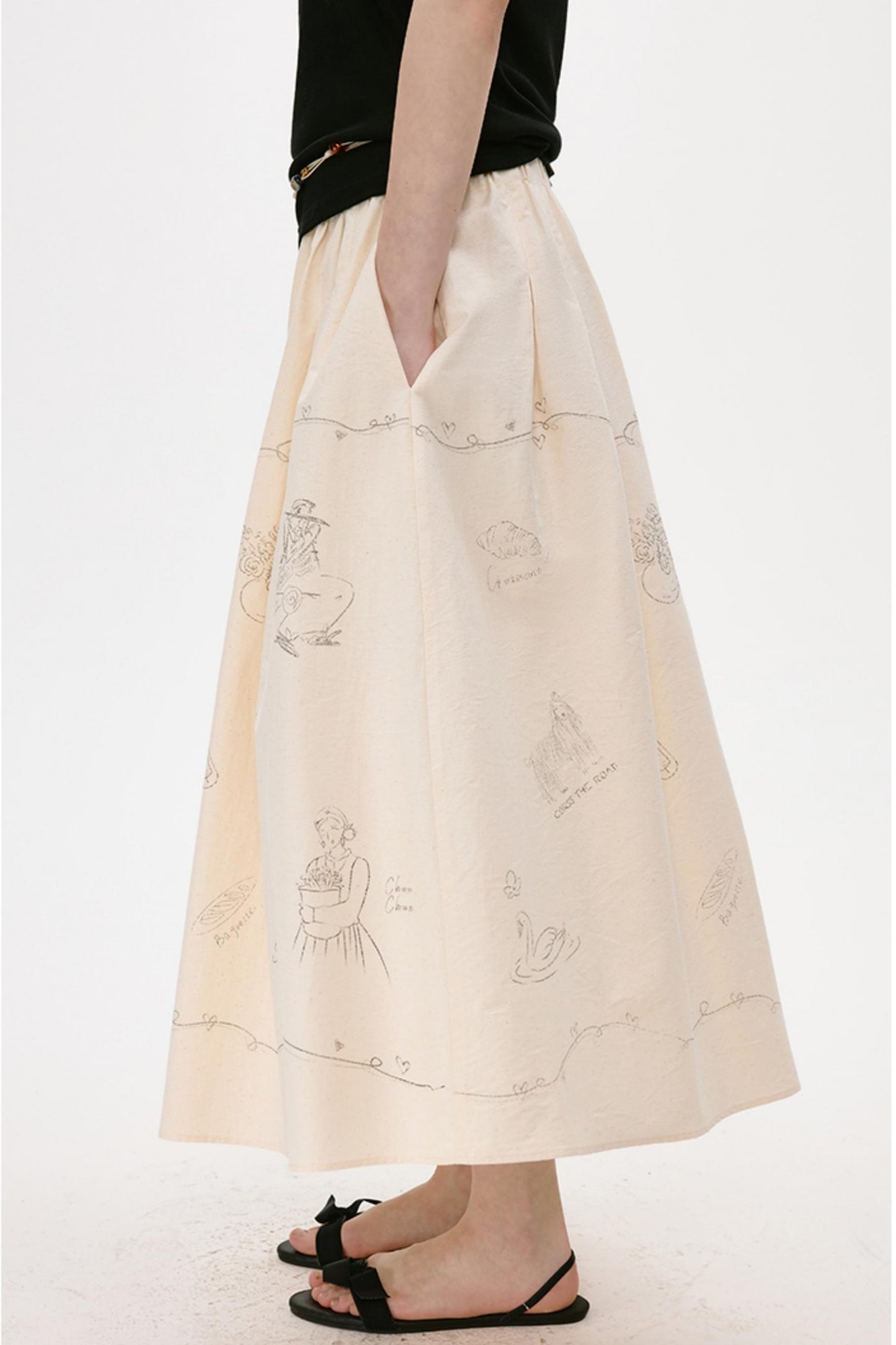 Summer Pleated Skirt