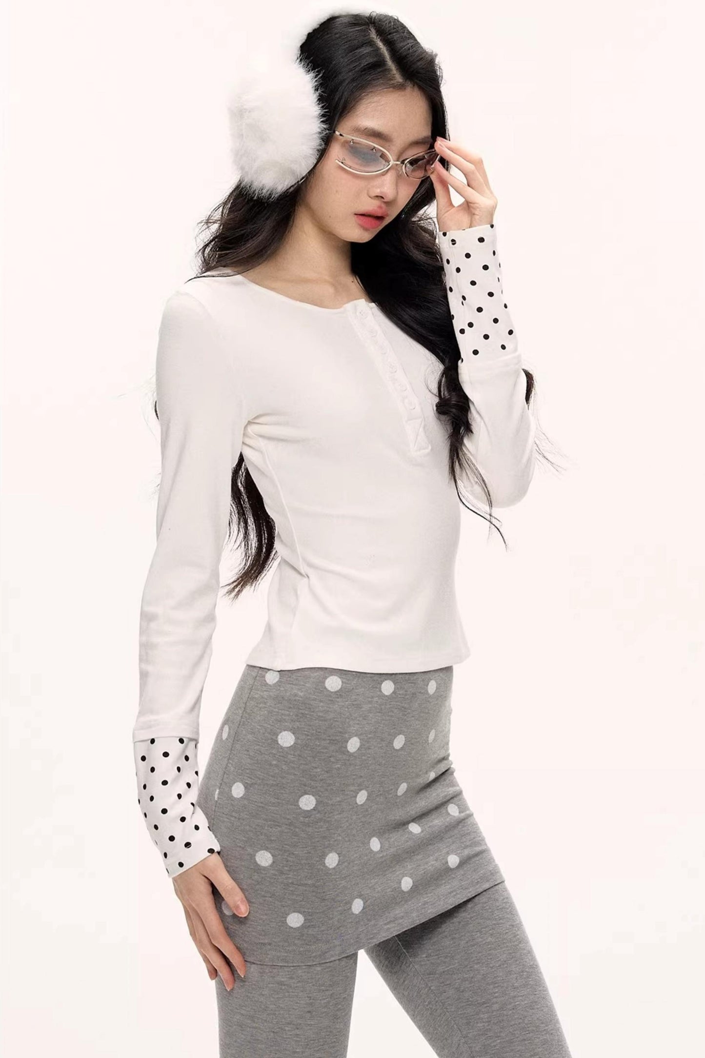 Winter Polka Dot Pants