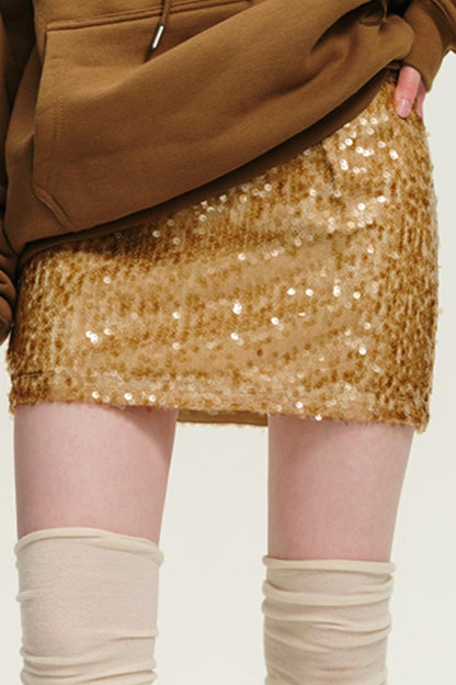 Luxury Feeling Sequin Mini Skirt