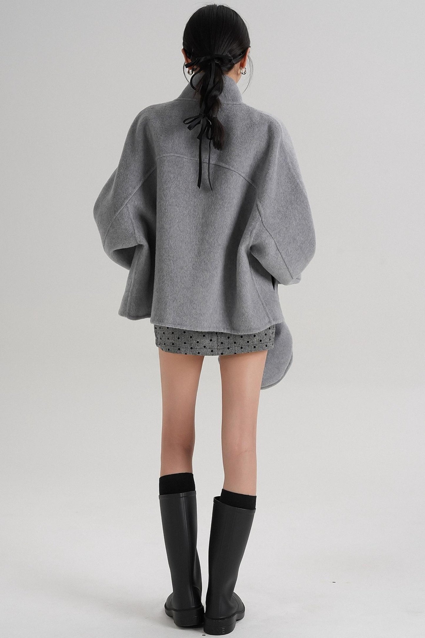 Structured Reversible Wool Jacket