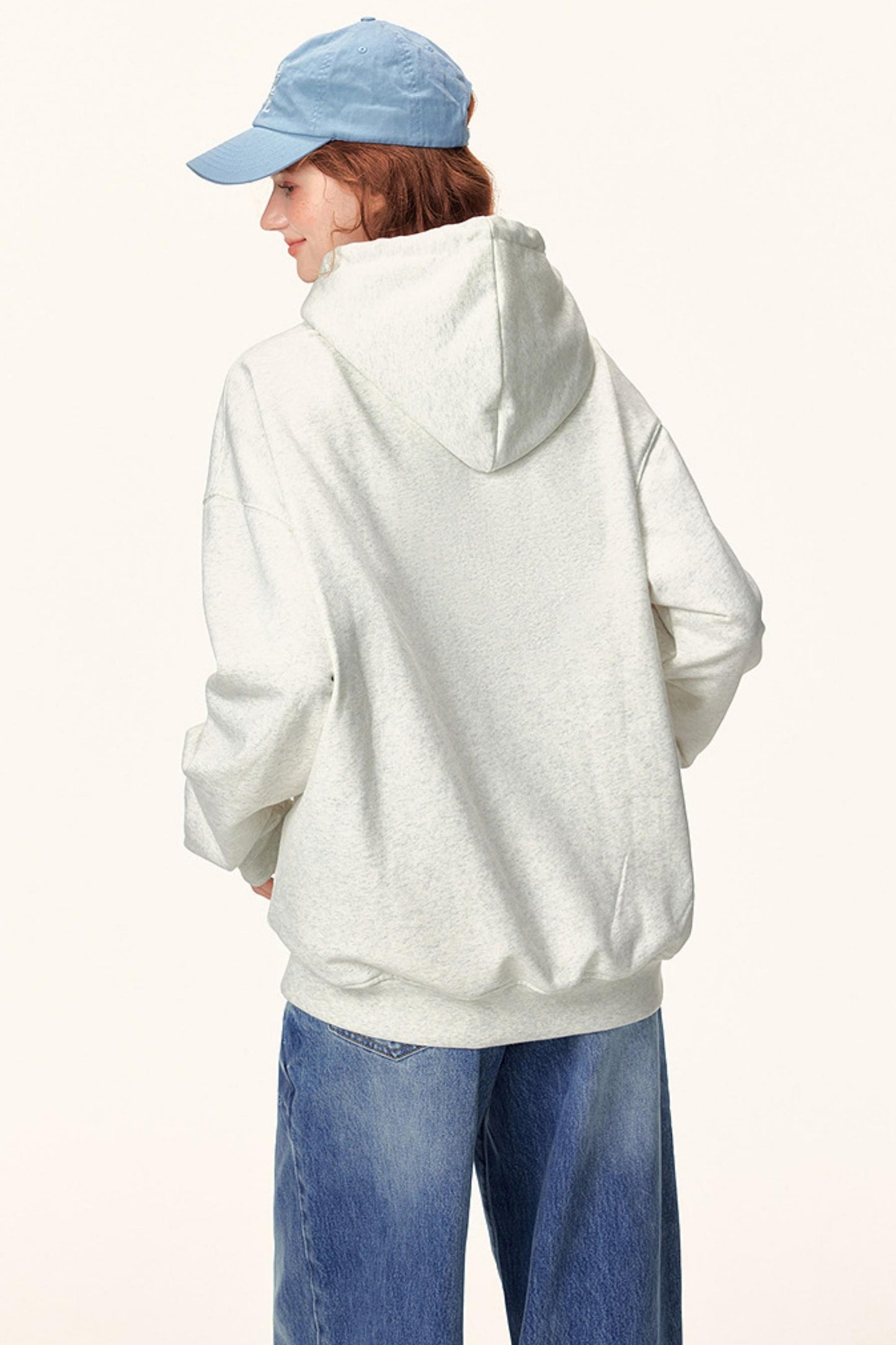 Symbol Print Hooded Sweatshirt