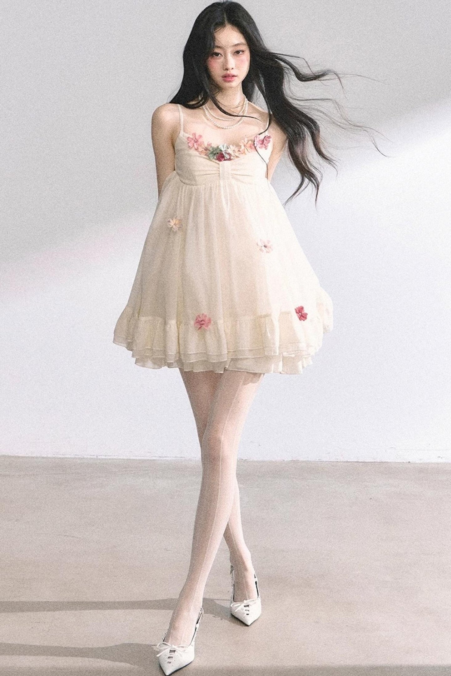 Floral Strap Resort Style Summer Dress