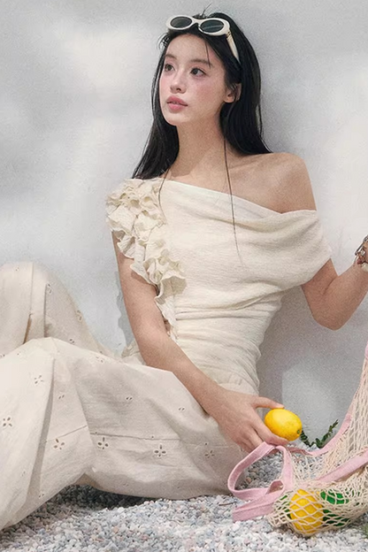 Light Whisper Ruffled Blouse