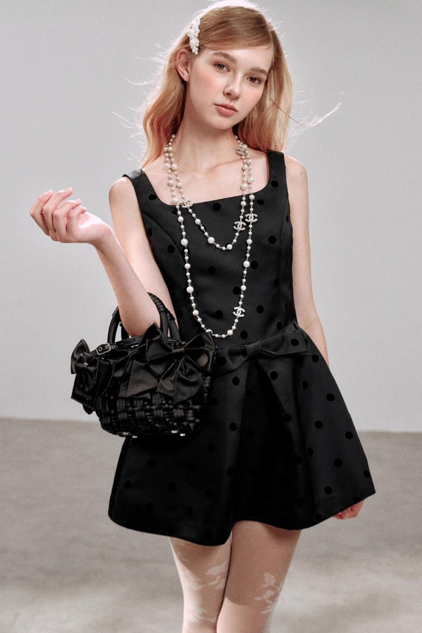 Autumn Black Short A-Line Dress