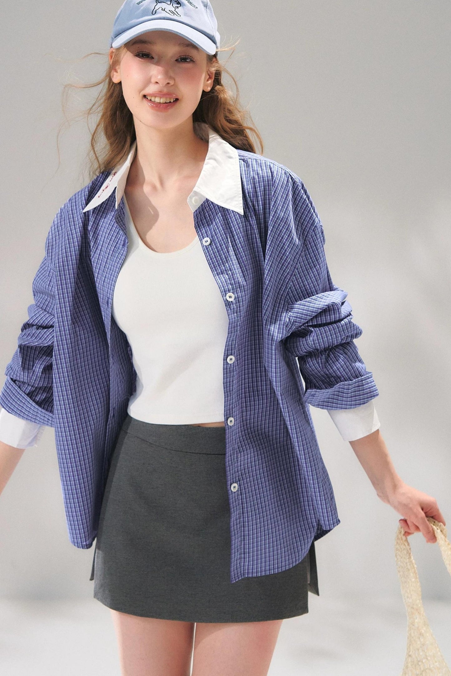 Intellectual Side-Slit Skirt