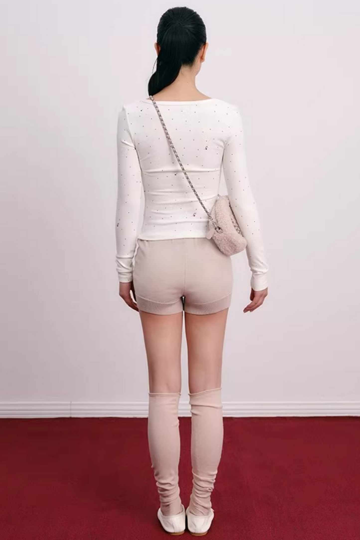 Space Layered Ankle-Covering Socks