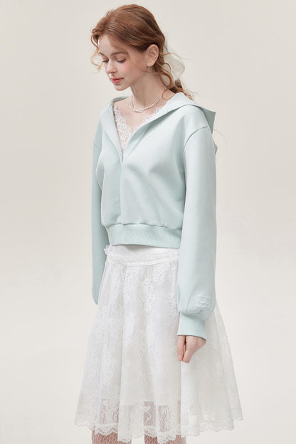 Hooded Lace Halter Set-Up