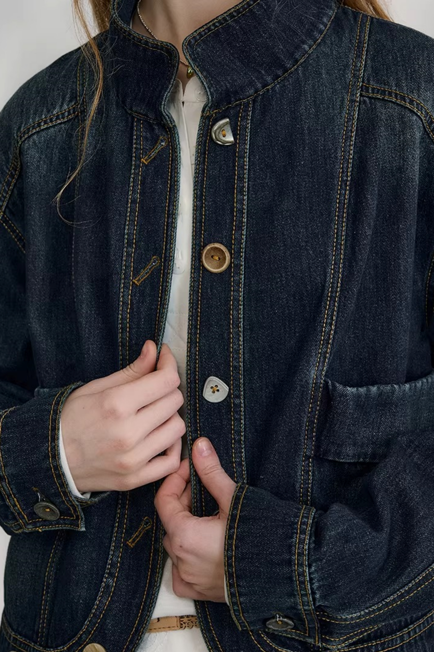 Youlan 데님 재킷