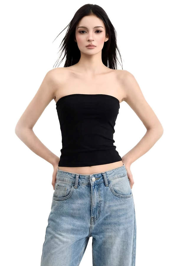 Solid Color Tube Top
