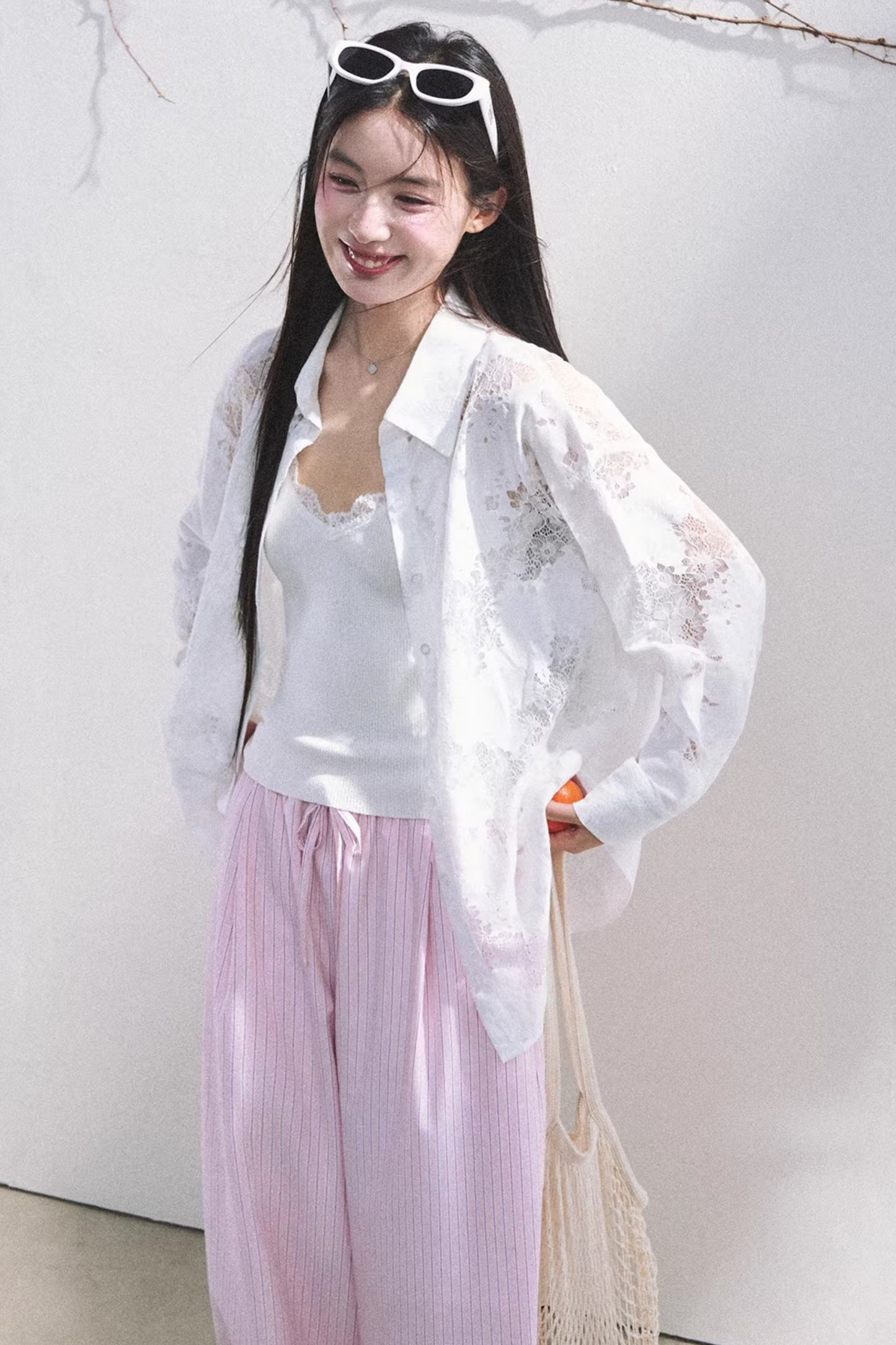French Love Lace Shirt
