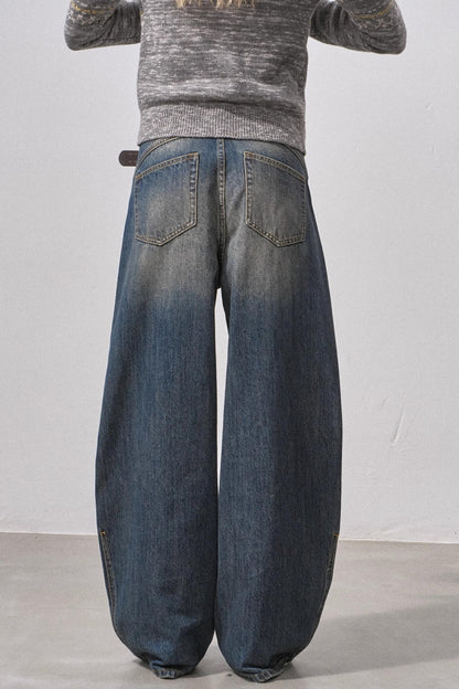 Seamless Whiskered Vintage Jeans