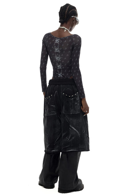 Moon Low Waist Straight Leg Pants