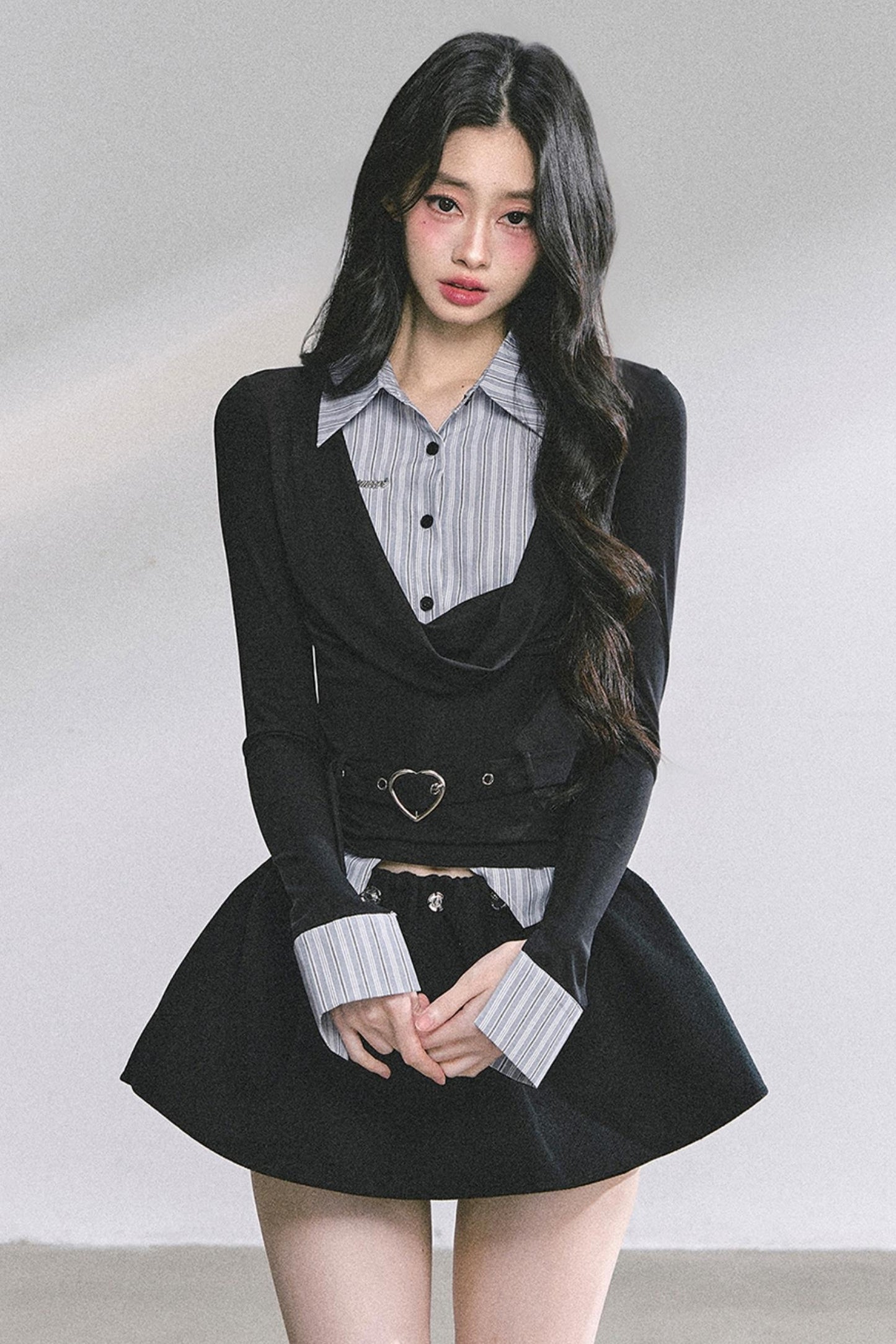 Waist Slim Long-Sleeved Tops