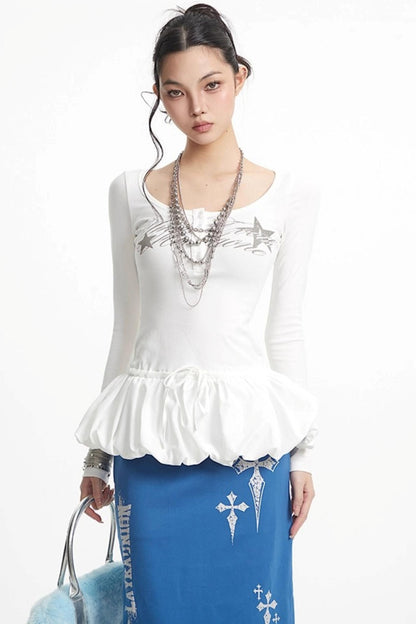 Puffy Long Sleeve Shirt