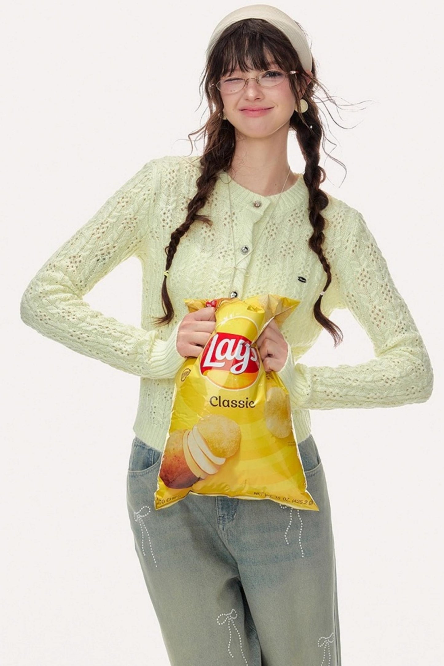 Gentle Knitted Sweater Top