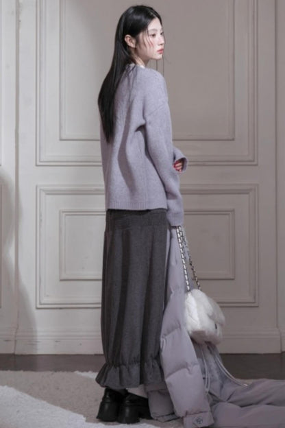 Snowy Night Wool Sweater