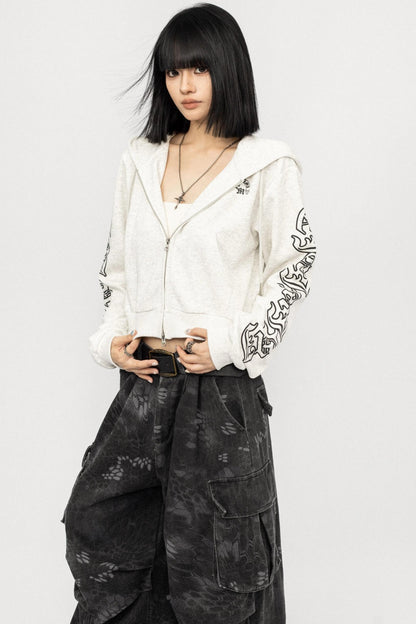 Autumn Hooded Vintage Top