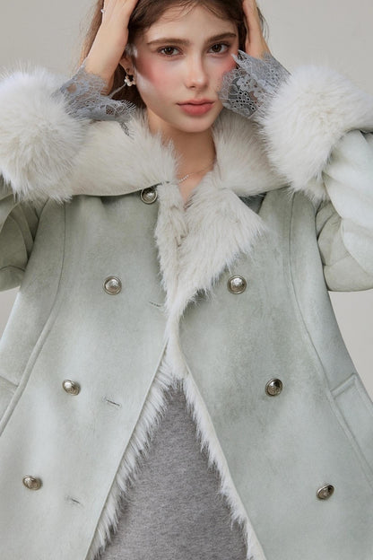 Loose Lapel Thickened Warm Jackets