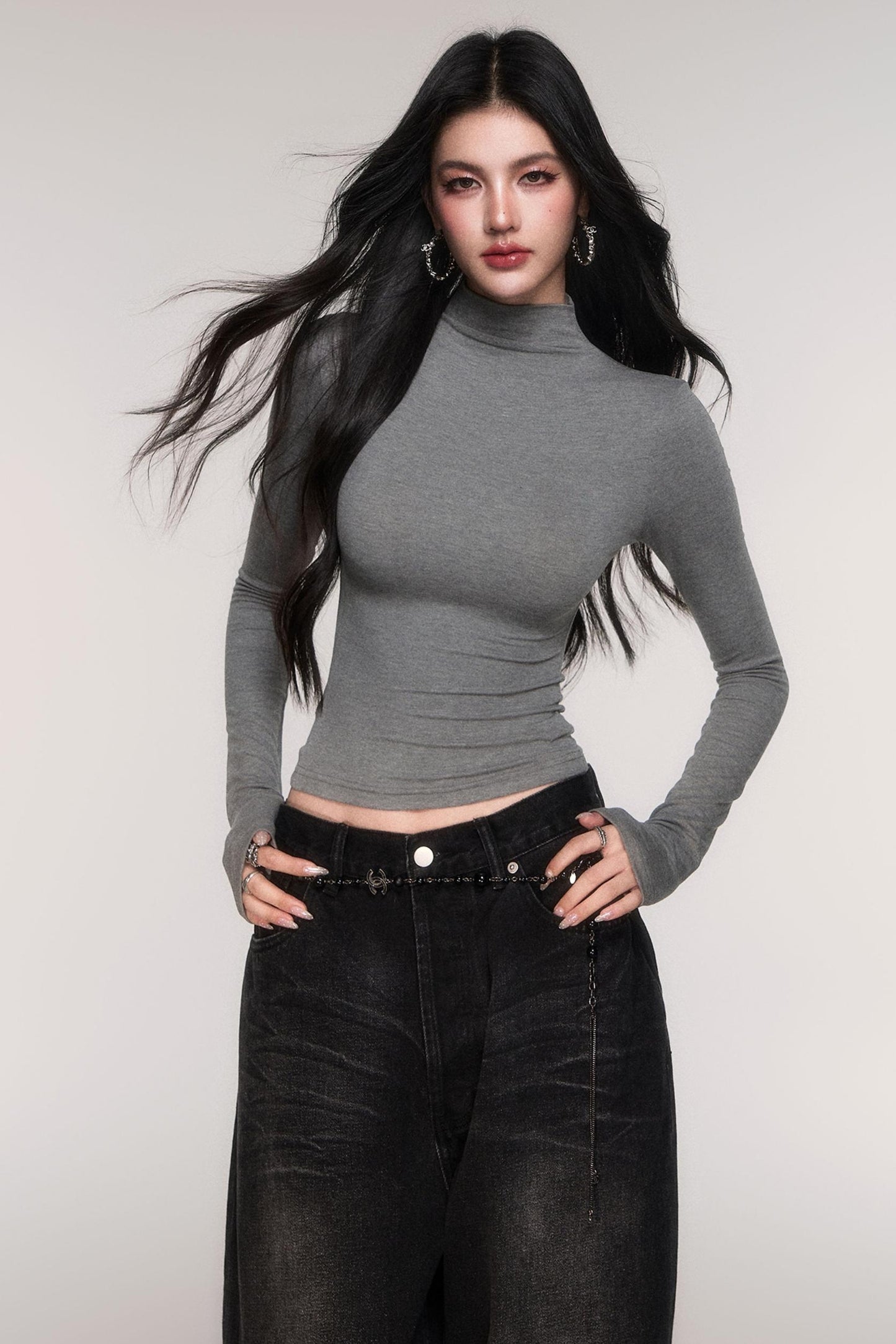 Romantic High Stretch Slim Top