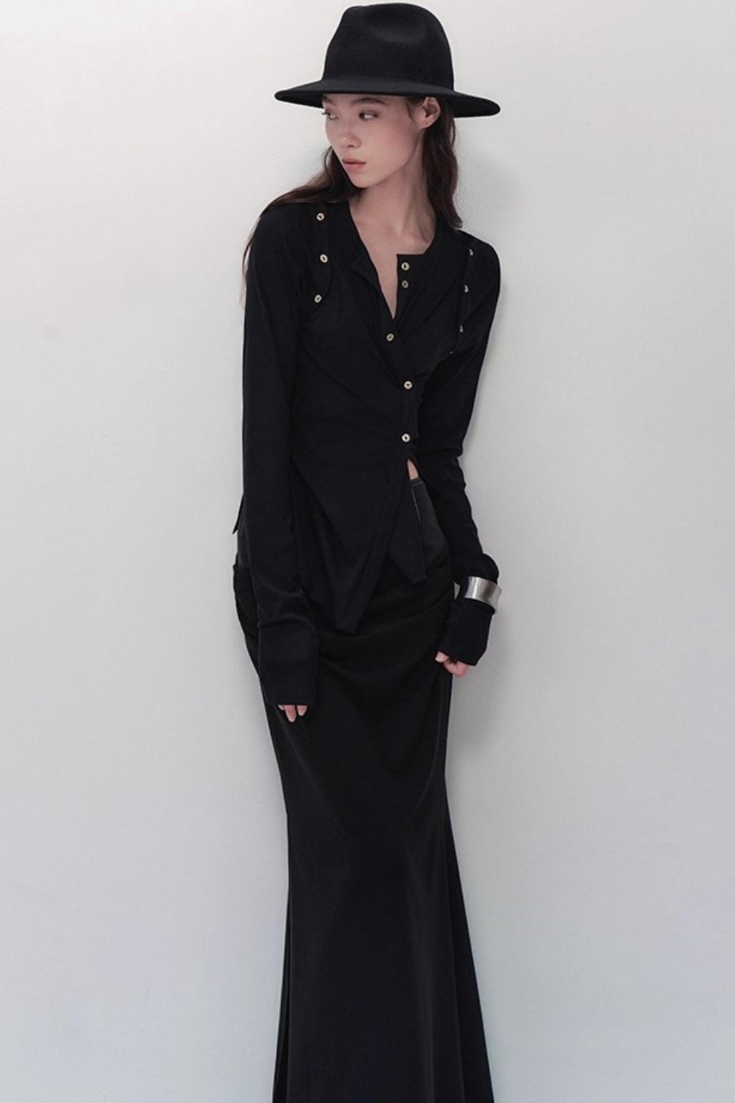 Detachable Round Neck Knitted Cardigan