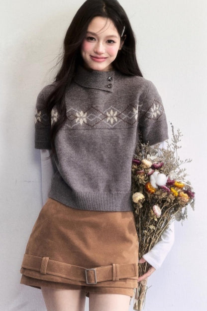 Vintage Fair Isle Knit Sweater
